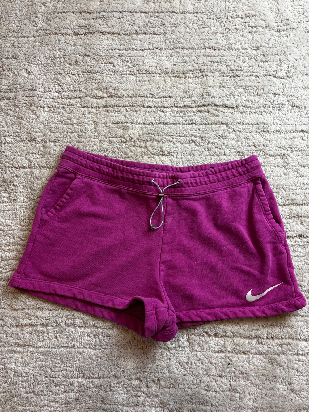 Nike Purple Drawstring Shorts Activewear Size M